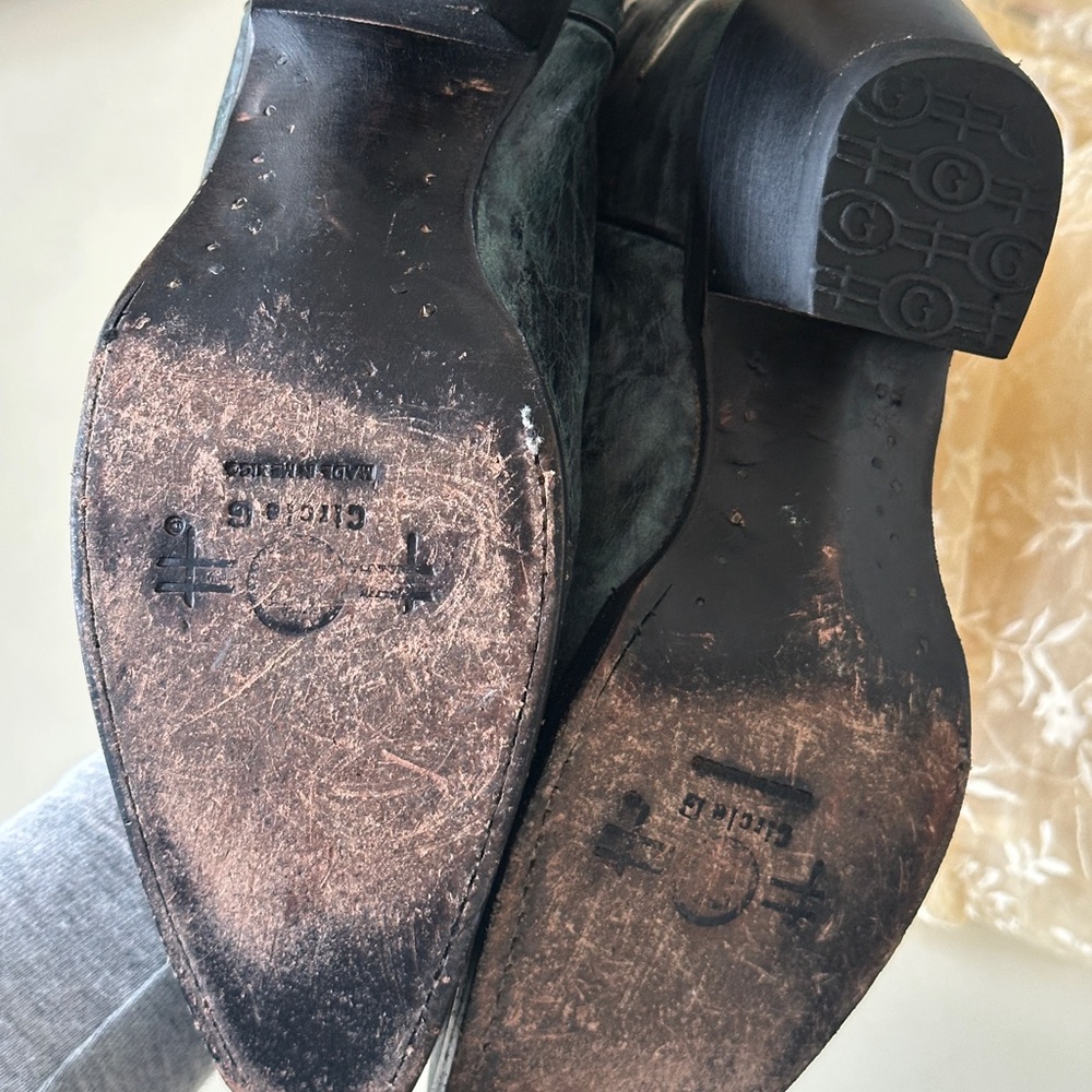 Circle G Teal Western Boot - Picture 6 of 7
